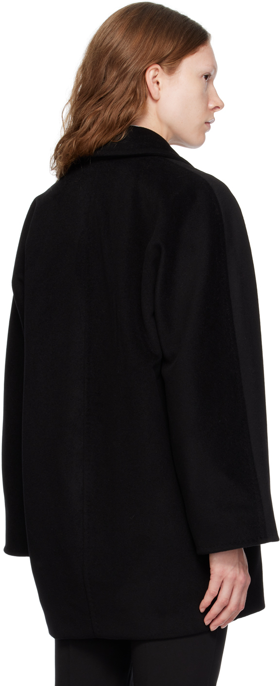 Max Mara 101801 Icon Wool And Cashmere Coat In Black