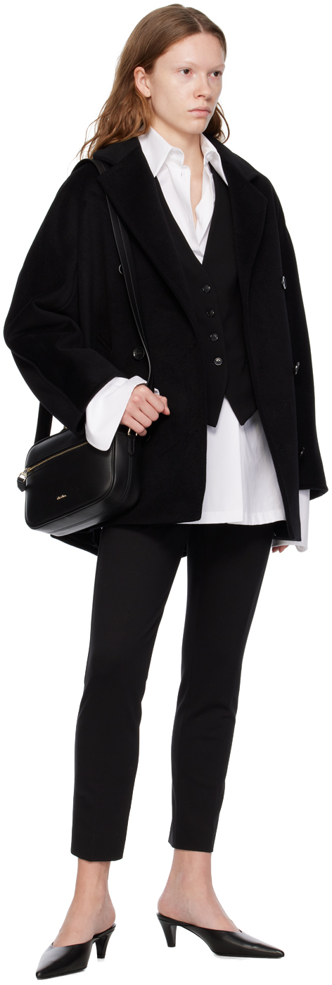 Max Mara 101801 Icon Wool And Cashmere Coat In Black
