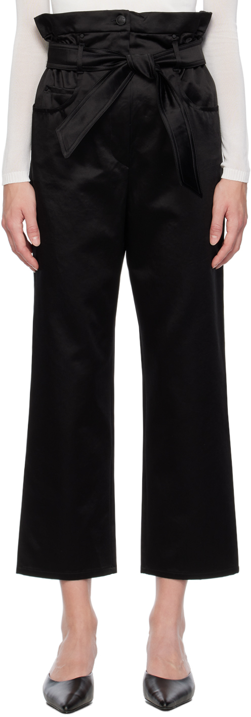 Black Legno Trousers