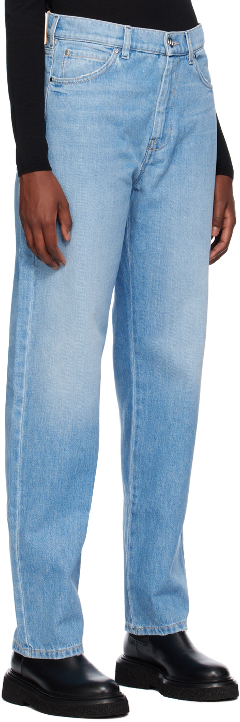 Shop Max Mara Blue Eccleso Jeans In 009 Blue Jeans