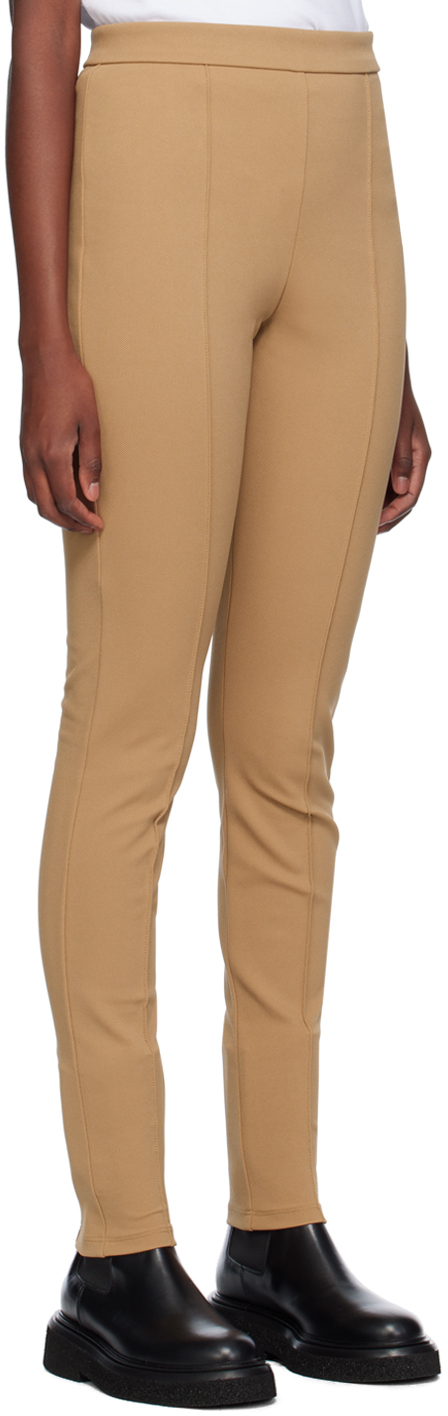 Max Mara Torino Eng Geschnittene Hose Aus Drillich In 005 Camel