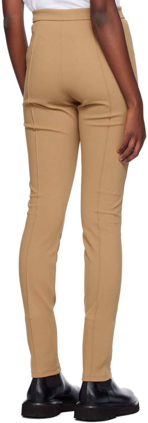 Max Mara Torino Eng Geschnittene Hose Aus Drillich In 005 Camel
