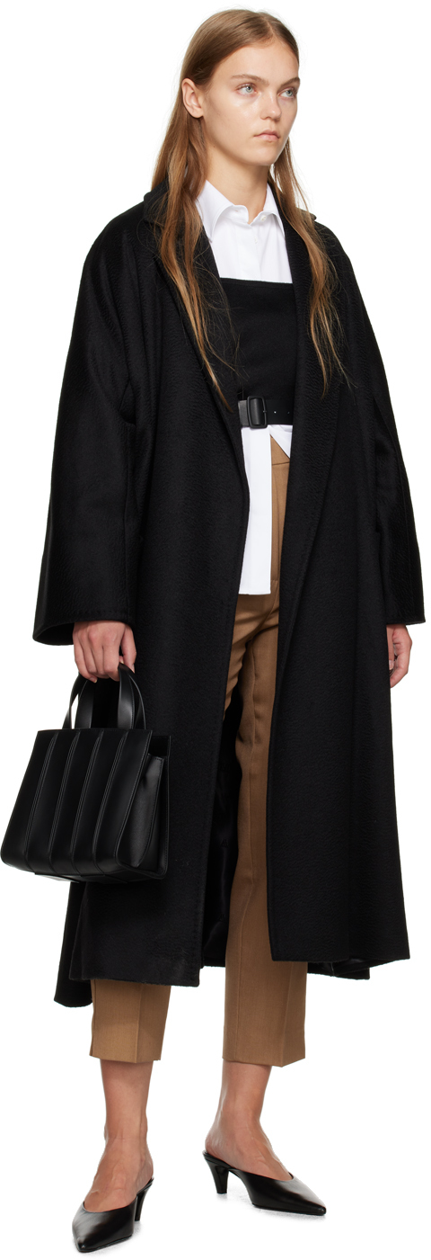 Max Mara Black Belted Bustier In 006 Black