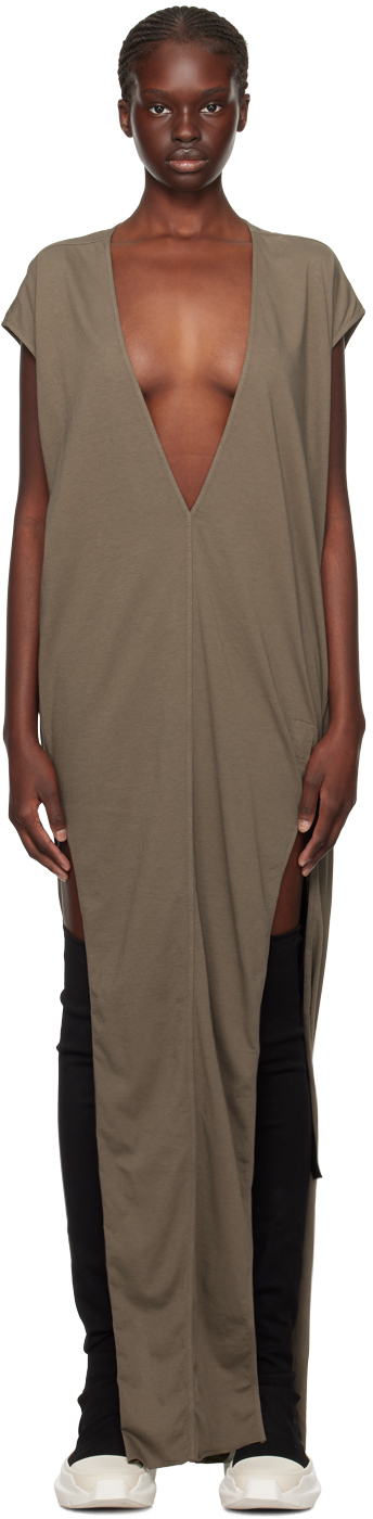 Rick Owens DRKSHDW Gray Arrowhead Maxi Dress