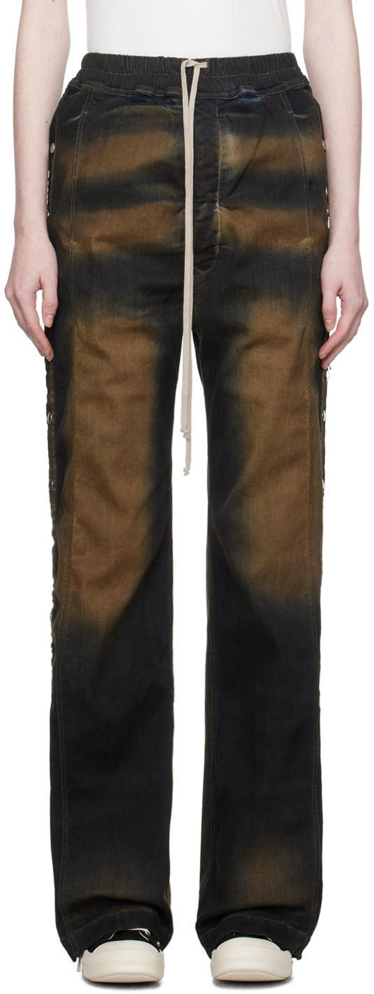 Black & Brown Pusher Jeans