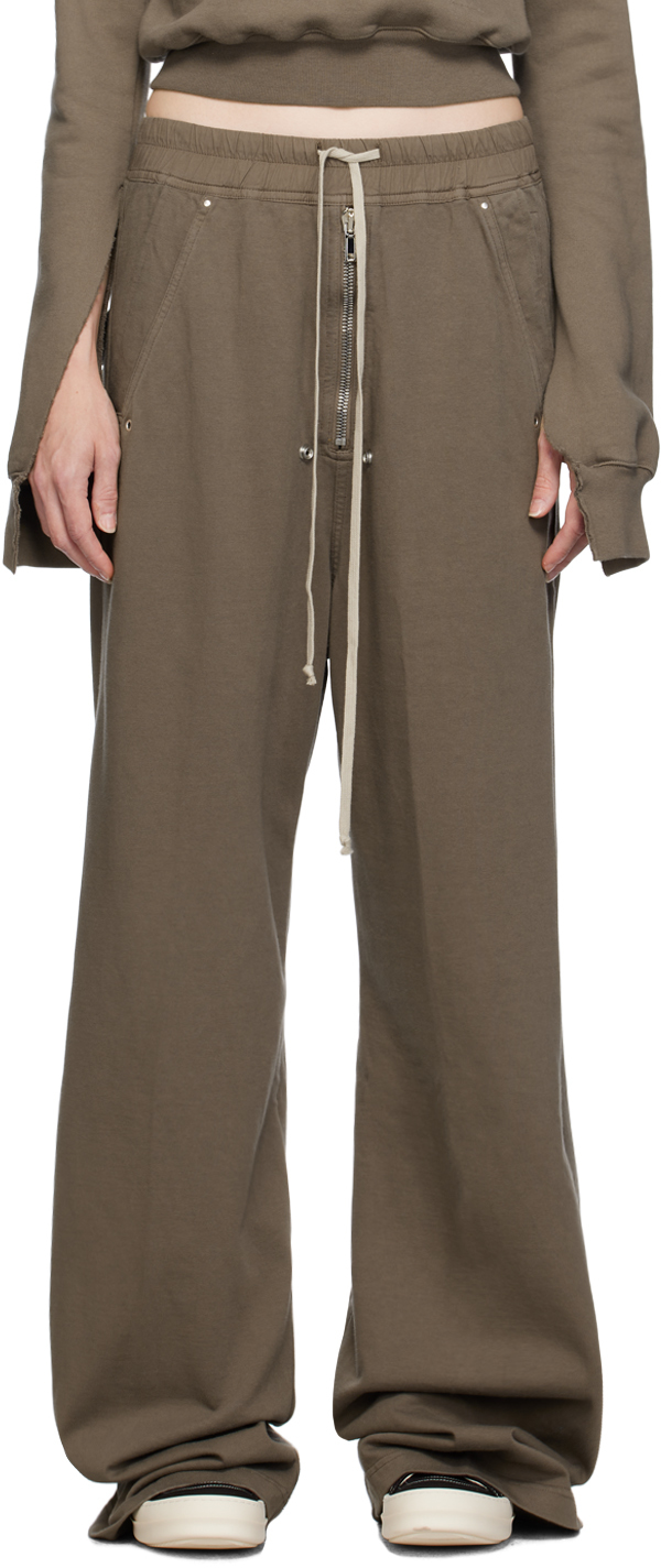 Gray Geth Belas Lounge Pants by Rick Owens DRKSHDW on Sale