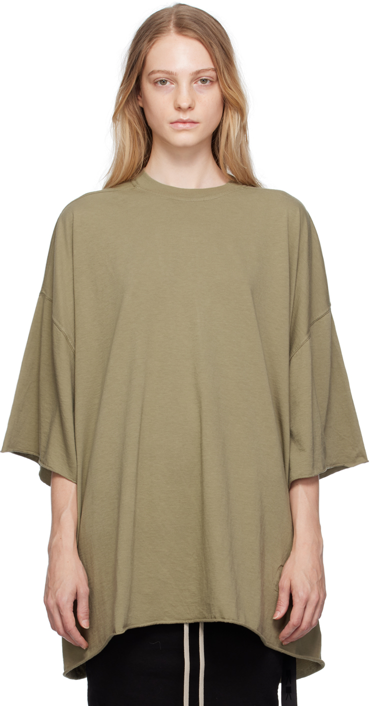 Green Tommy T-Shirt by Rick Owens DRKSHDW on Sale