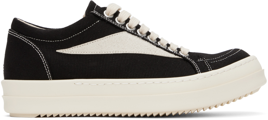 Rick Owens DRKSHDW: Black Vintage Sneakers | SSENSE Canada