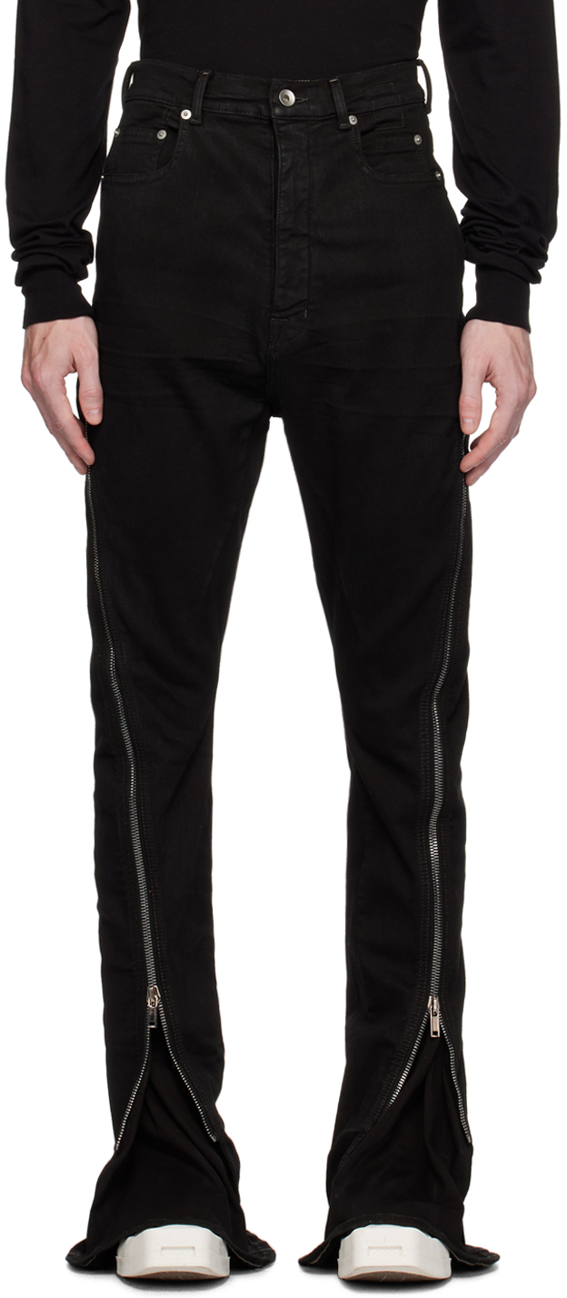 Rick Owens DRKSHDW: Black Bolan Banana Jeans | SSENSE Canada