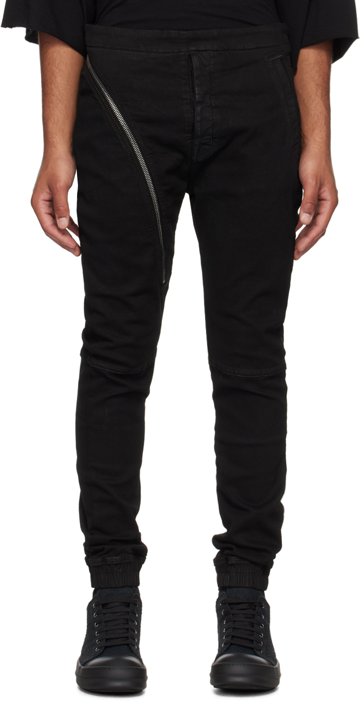 Rick Owens DRKSHDW: Black Aircut Jeans | SSENSE UK