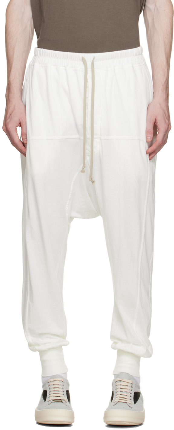 Off-White Drawstring Sweatpants by Rick Owens DRKSHDW on Sale