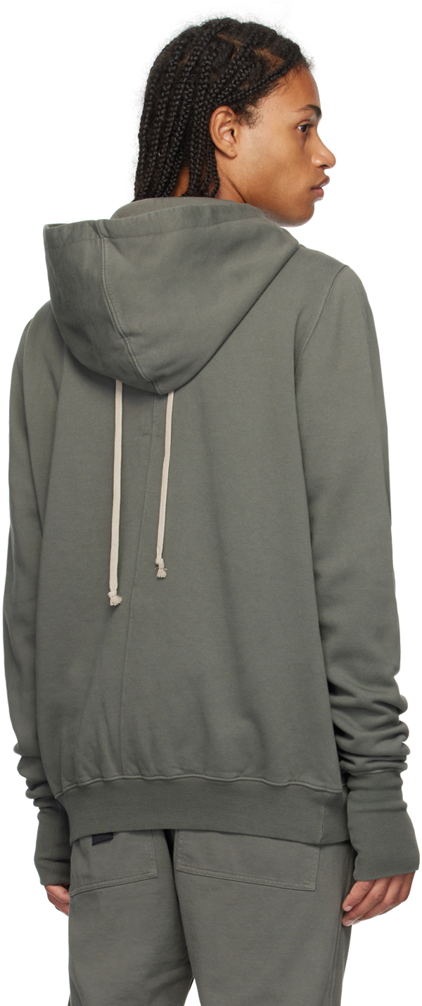 Rick Owens DRKSHDW Gray Gauntlet Granbury Hoodie | Smart Closet