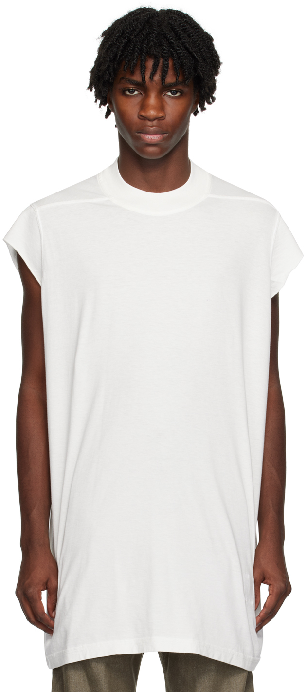 White Jumbo T Shirt By Rick Owens Drkshdw On Sale