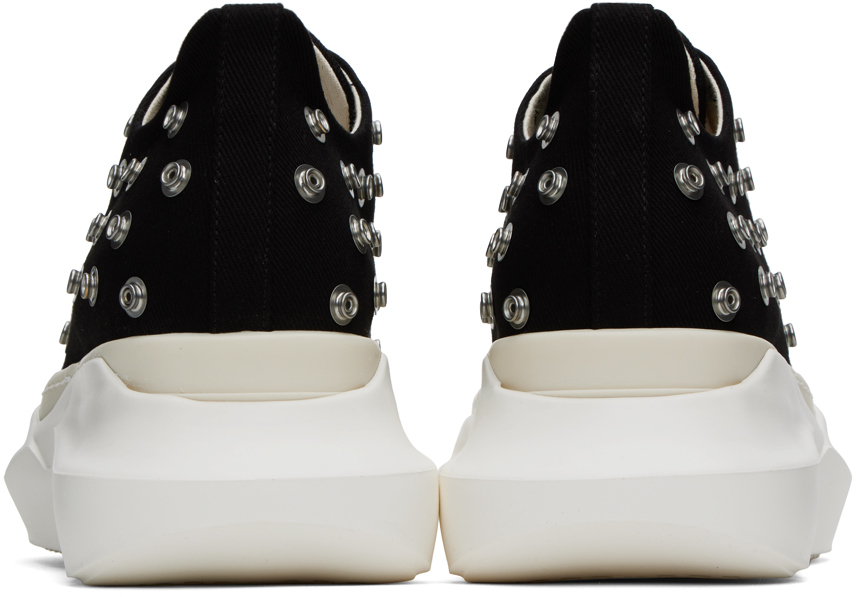 Rick Owens DRKSHDW Black Abstract Low Sneakers | Smart Closet