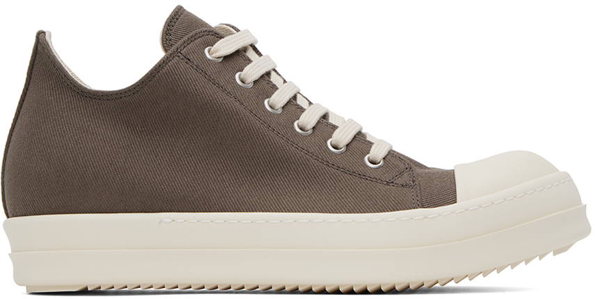 Rick Owens Drkshdw Gray Luxor Low Sneakers In Grey | ModeSens