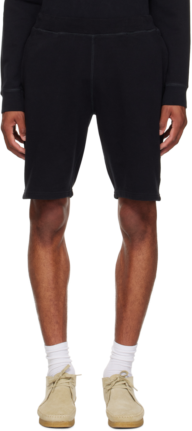 Black Relaxed-Fit Shorts