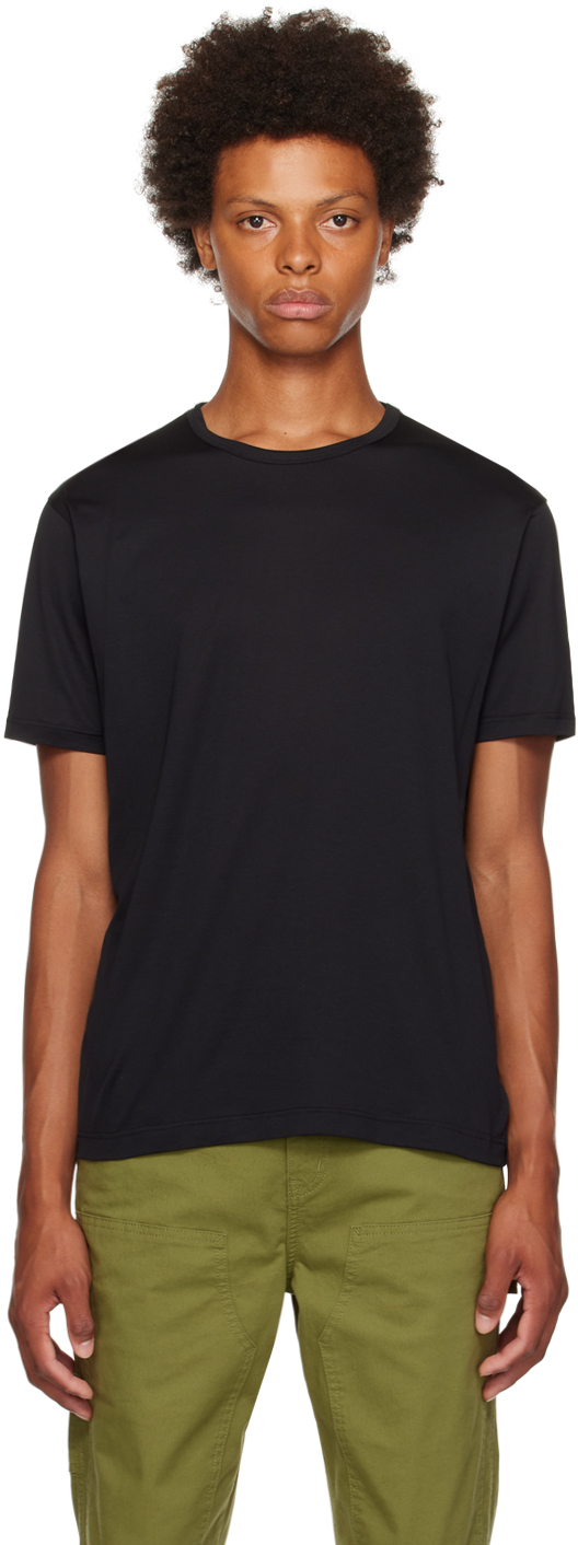 Sunspel: Black Classic T-Shirt | SSENSE