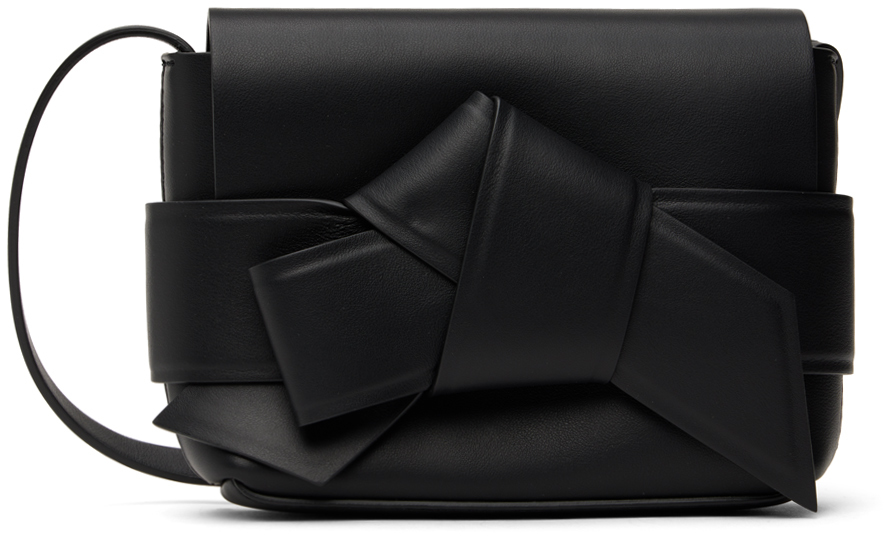 Acne Studios: Black Mini Musubi Bag | SSENSE