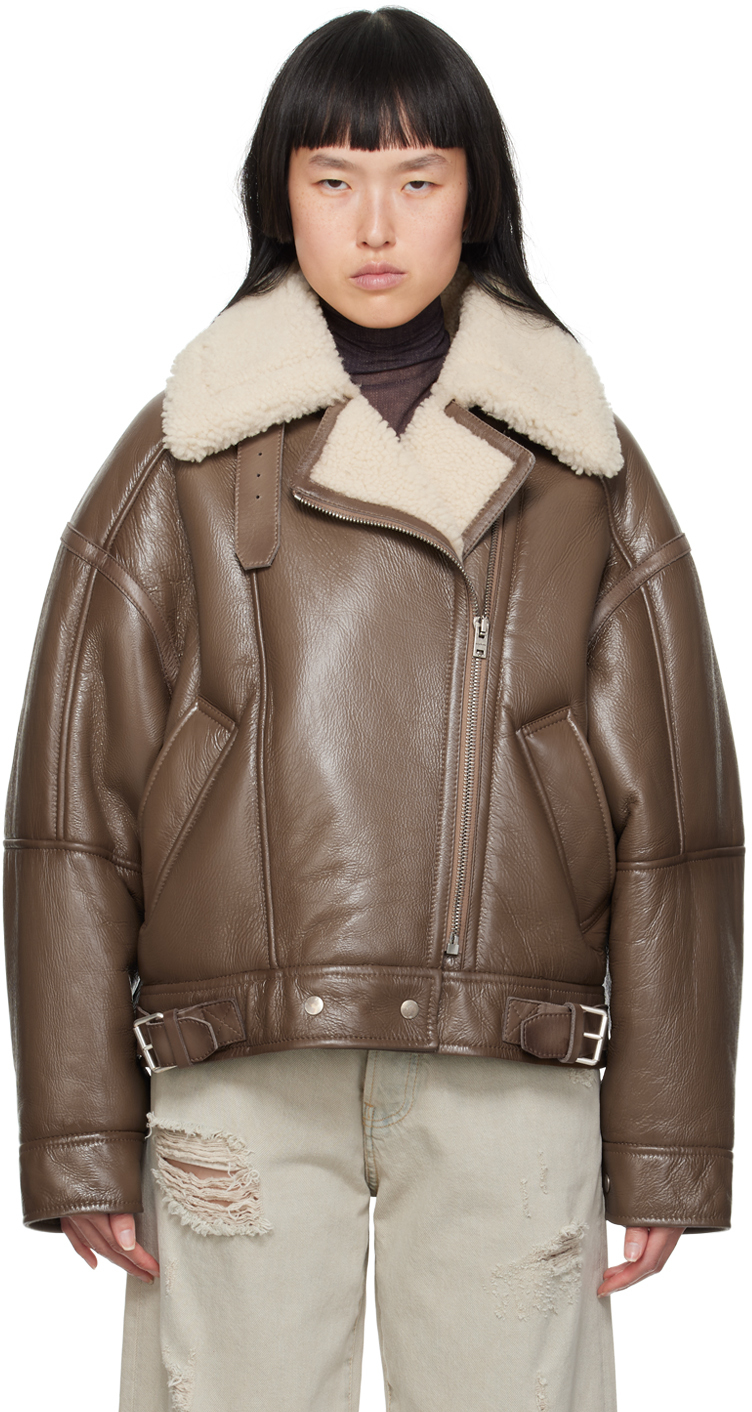 Acne studios outlet shearling jacket sale