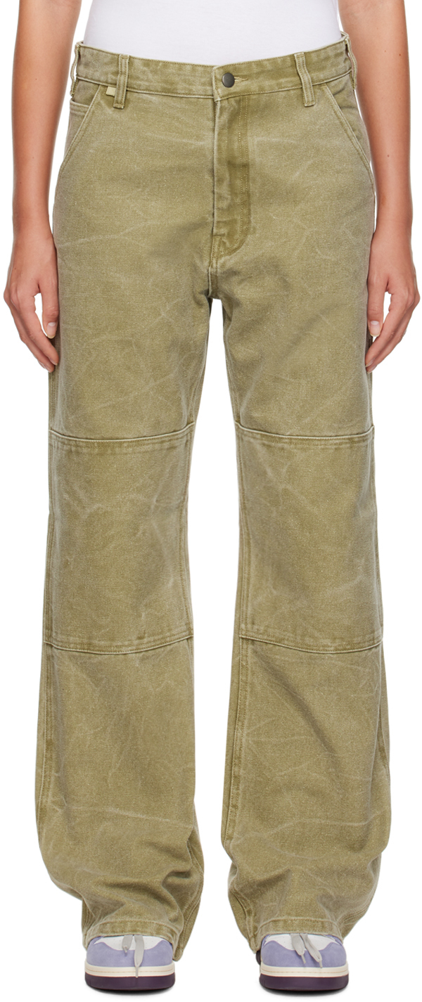 Acne Pants, leggings Beige Cotton Linen ref.140543 - Joli Closet