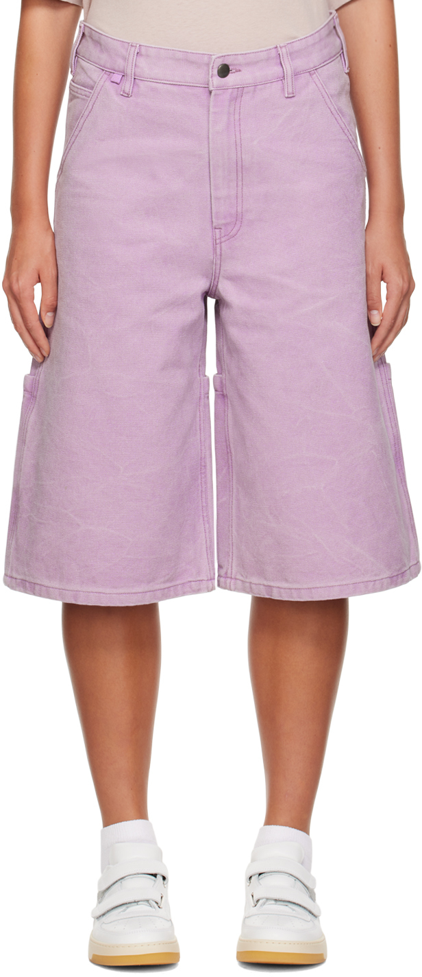Purple Faded Shorts