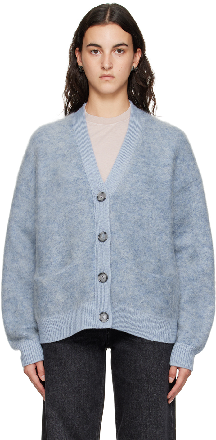 Blue Fluffy Cardigan