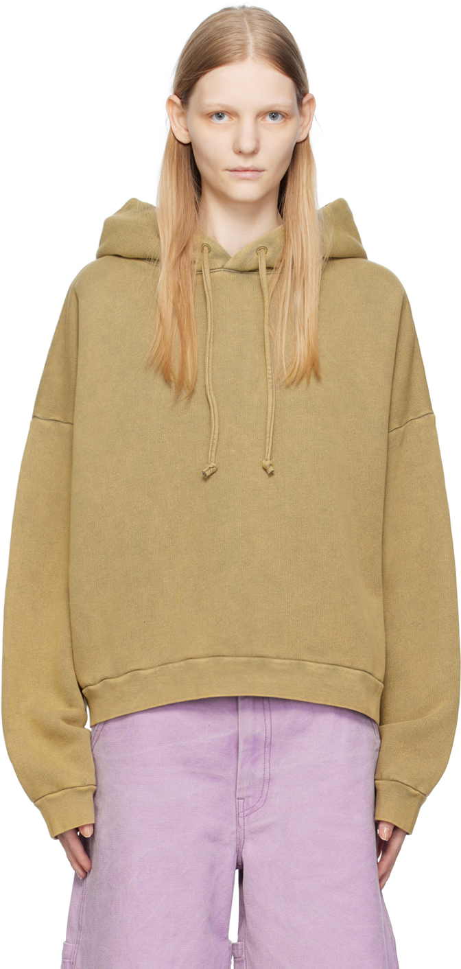 Acne Studios Green Relaxed Fit Hoodie
