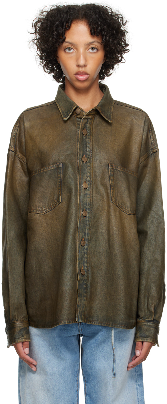 J-MAR Man: Bomber jacket with denim trompe l'oeil