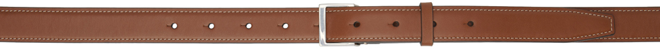 Acne Studios Brown Leather Buckle Belt