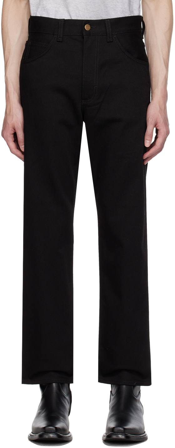 Acne Studios: Black 1950 Jeans | SSENSE