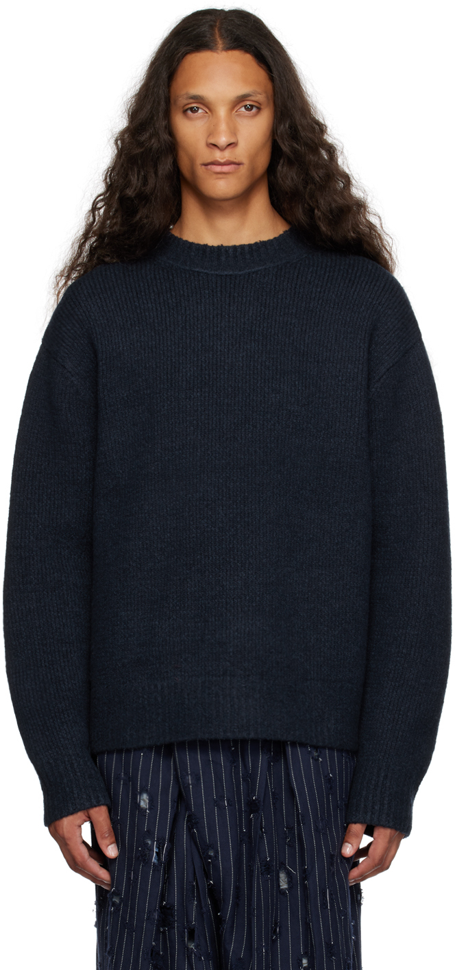 Navy Crewneck Sweater