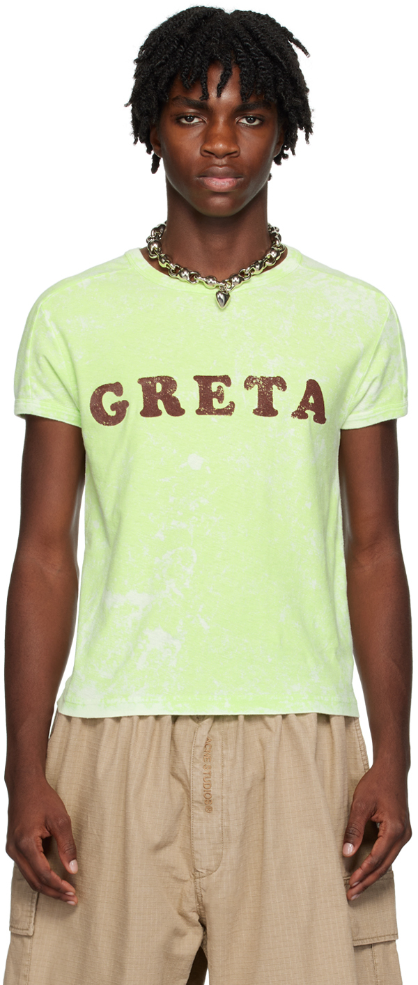 Green Bleached T-Shirt