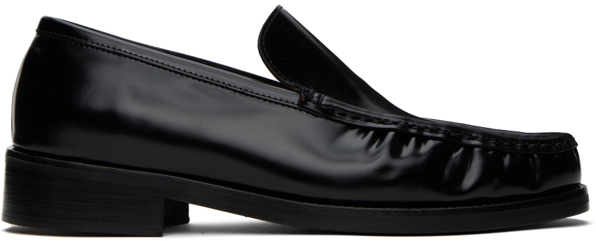 Black Stamp Loafers