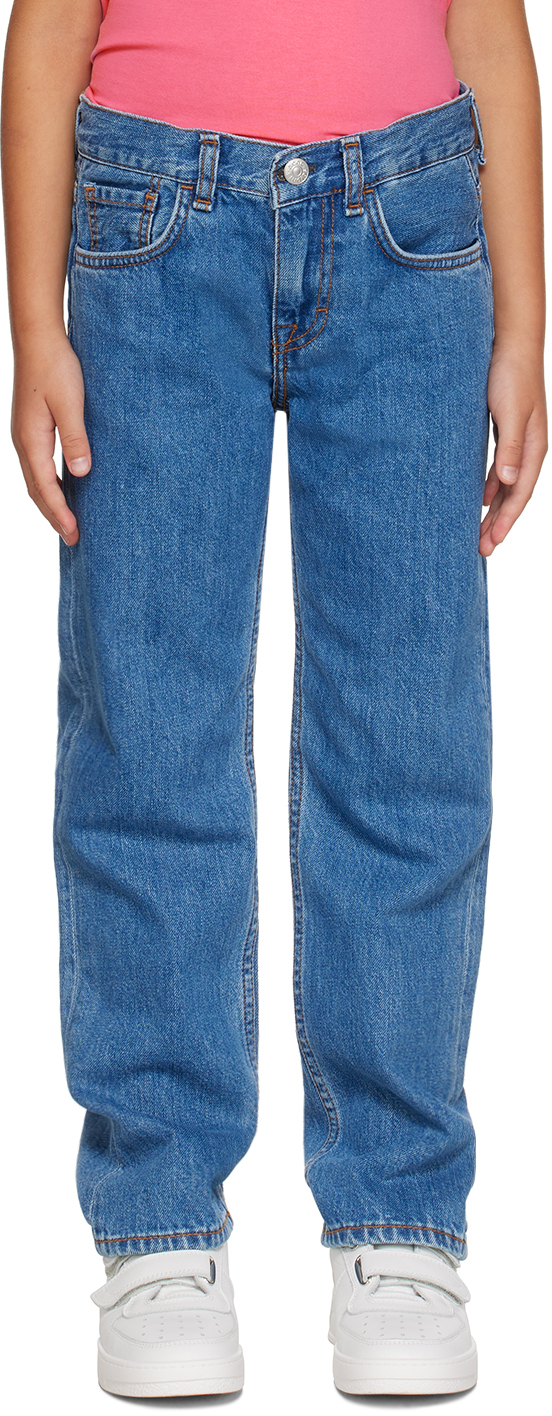 Kids Blue Regular-Fit Jeans