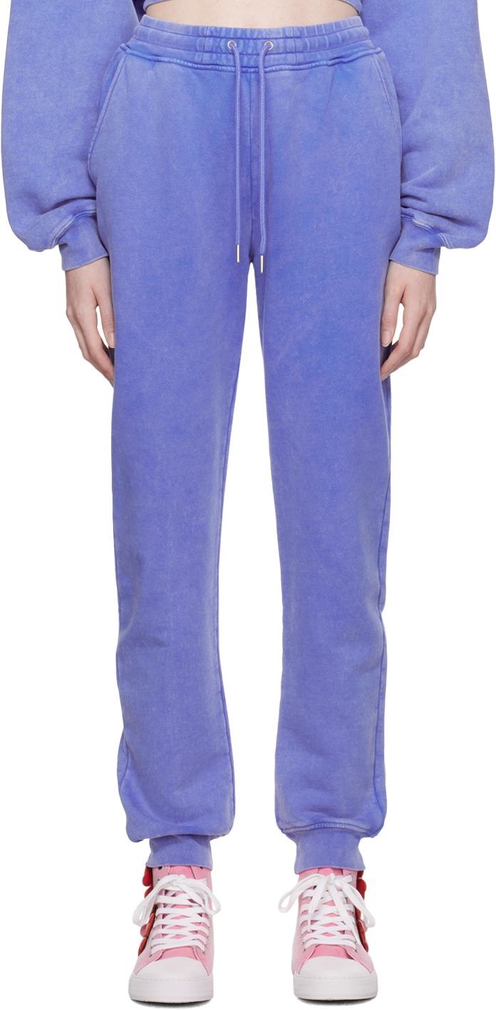 Moschino Jeans Purple Faded Lounge Pants In A4277 Fantasy Lilac