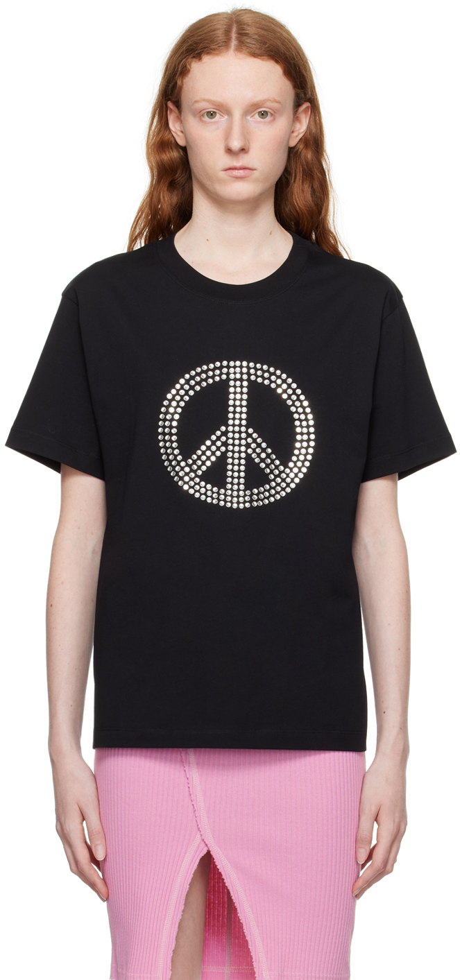 Black 'Peace' T-Shirt