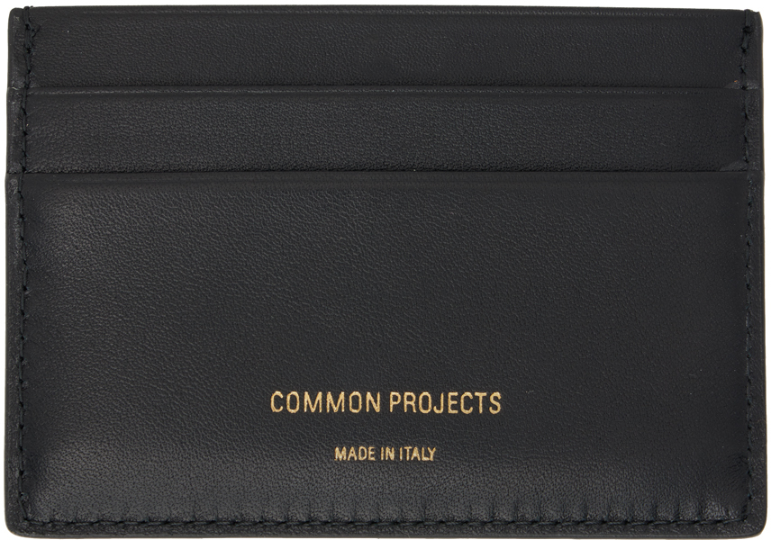 Common Projects Black Stamp Card Holder