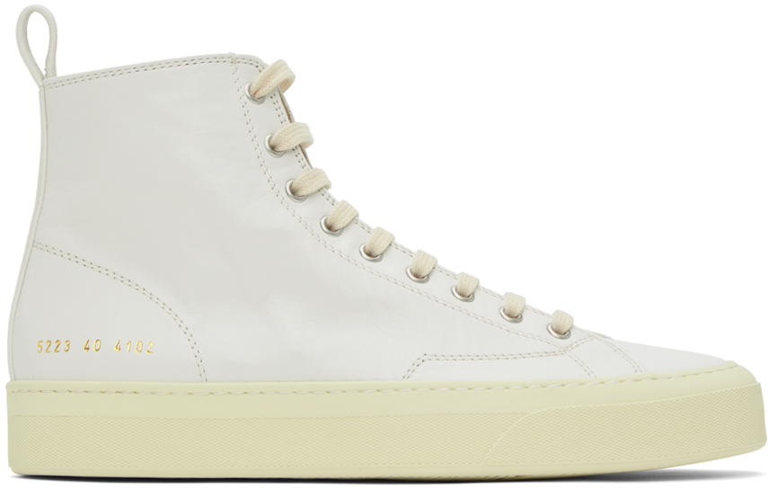 COMMON PROJECTS OFF-WHITE TOURNAMENT HIGH SNEAKERS