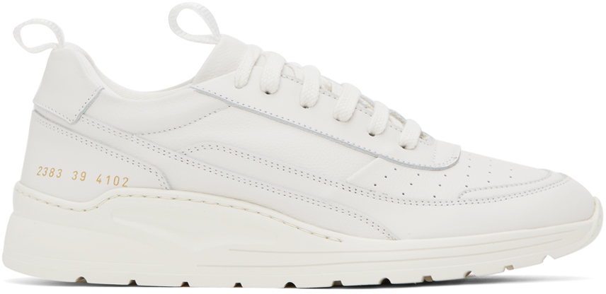 COMMON PROJECTS WHITE TRACK 90 SNEAKERS