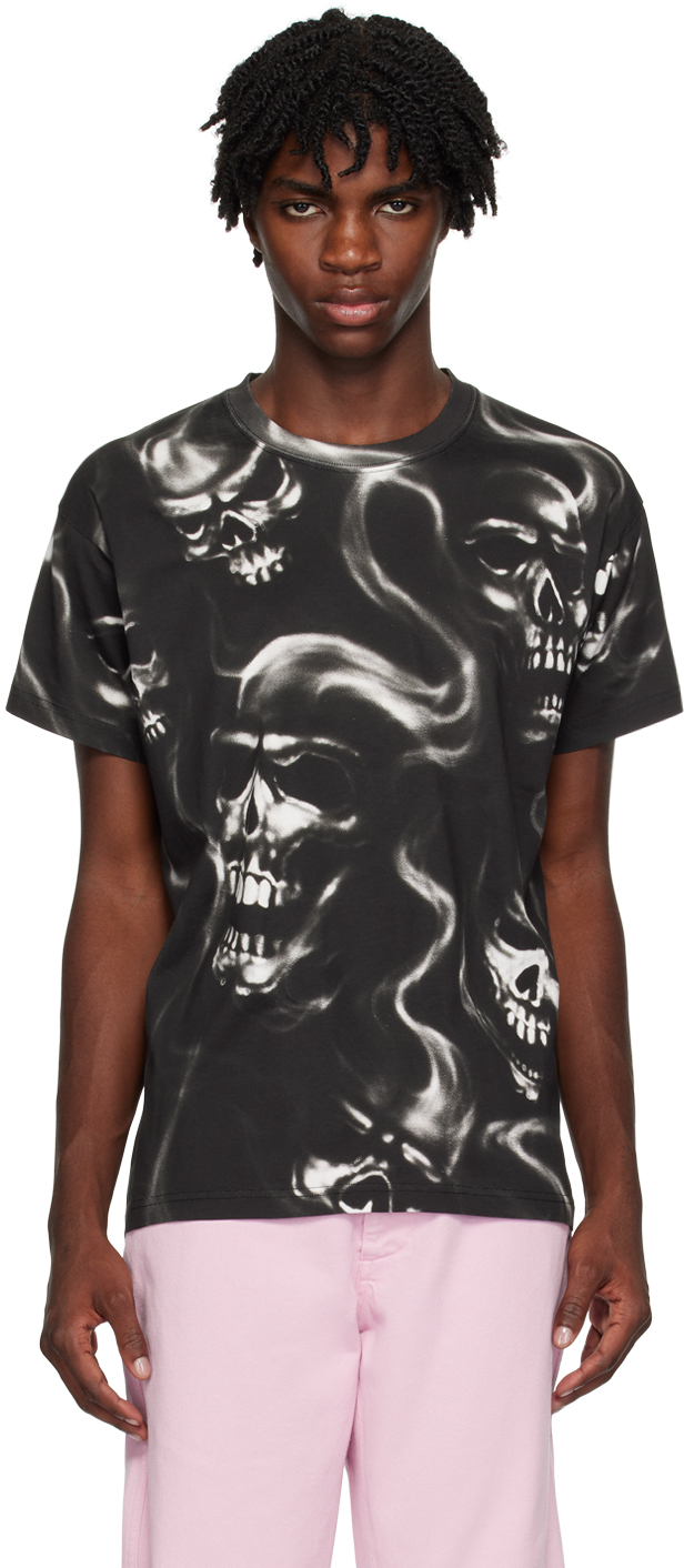 Stockholm (Surfboard) Club Black Airbrush T-Shirt