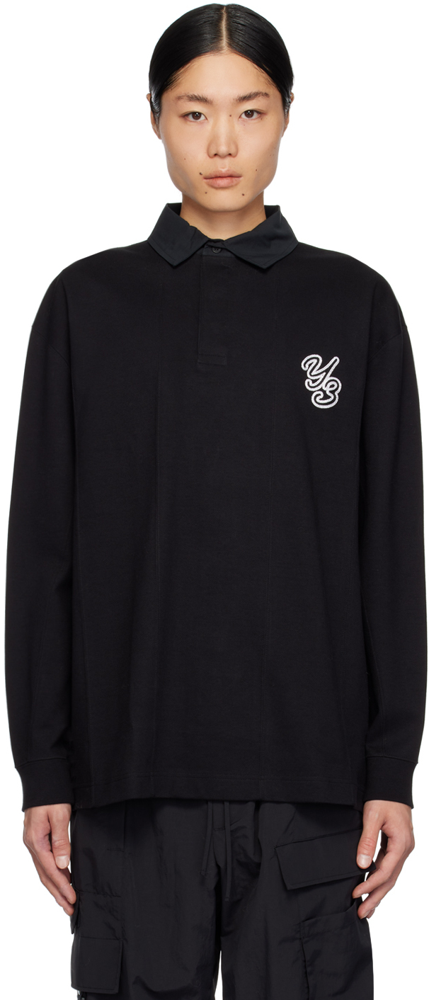 Y-3 BLACK RELAXED SHIRT