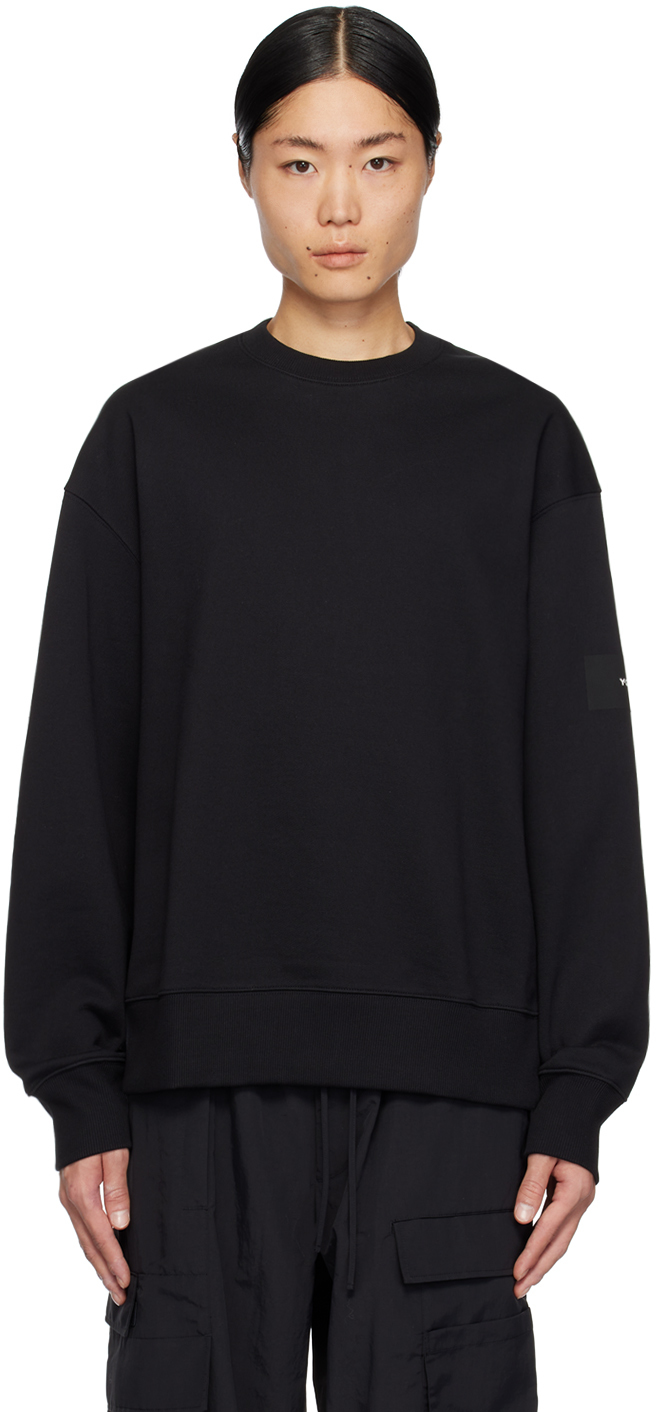 Shop Y-3 Black Crewneck Sweatshirt