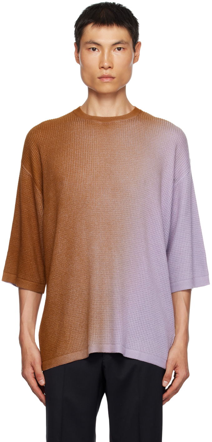 Brown & Purple Gradient T-Shirt
