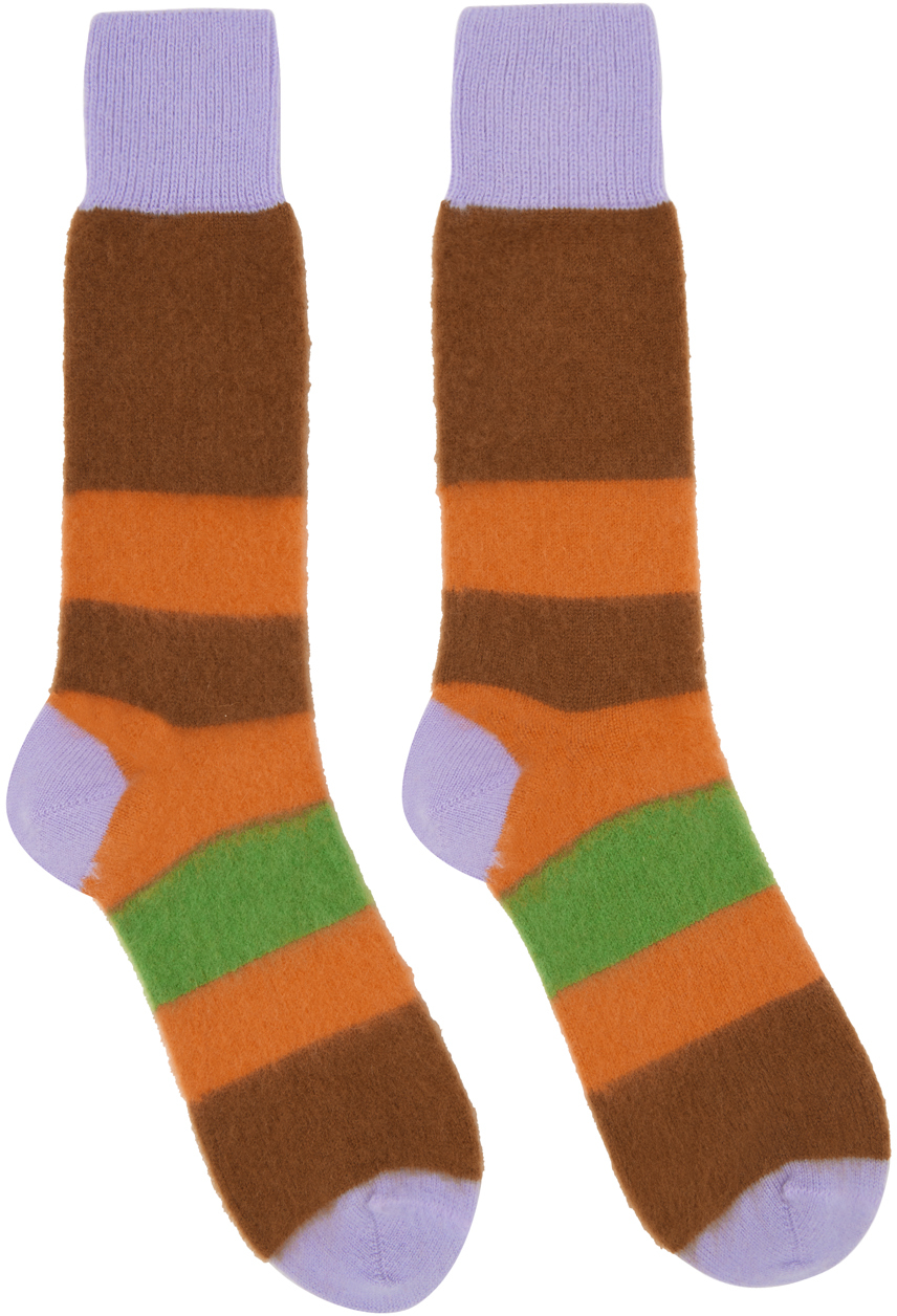 Multicolor Striped Socks