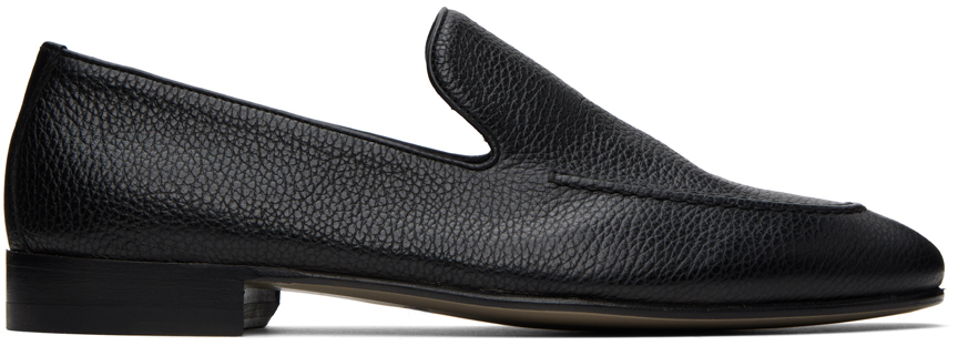 MANOLO BLAHNIK Truro Full-Grain Leather Loafers for Men