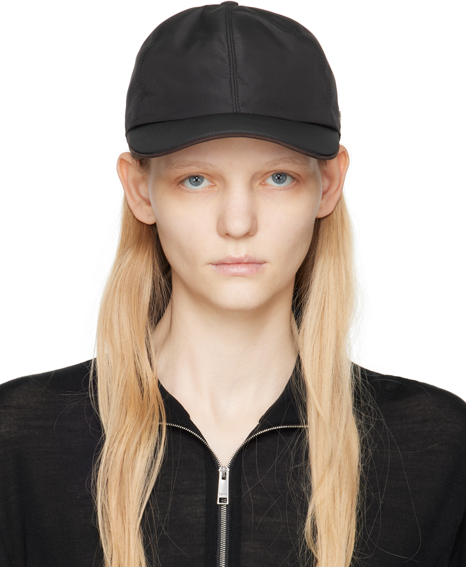 【関税込み】ZEGNA ブラック パネル キャップ Dark Blue Technical Fabric Baseball Cap FW25 31867712 | Zegna TR