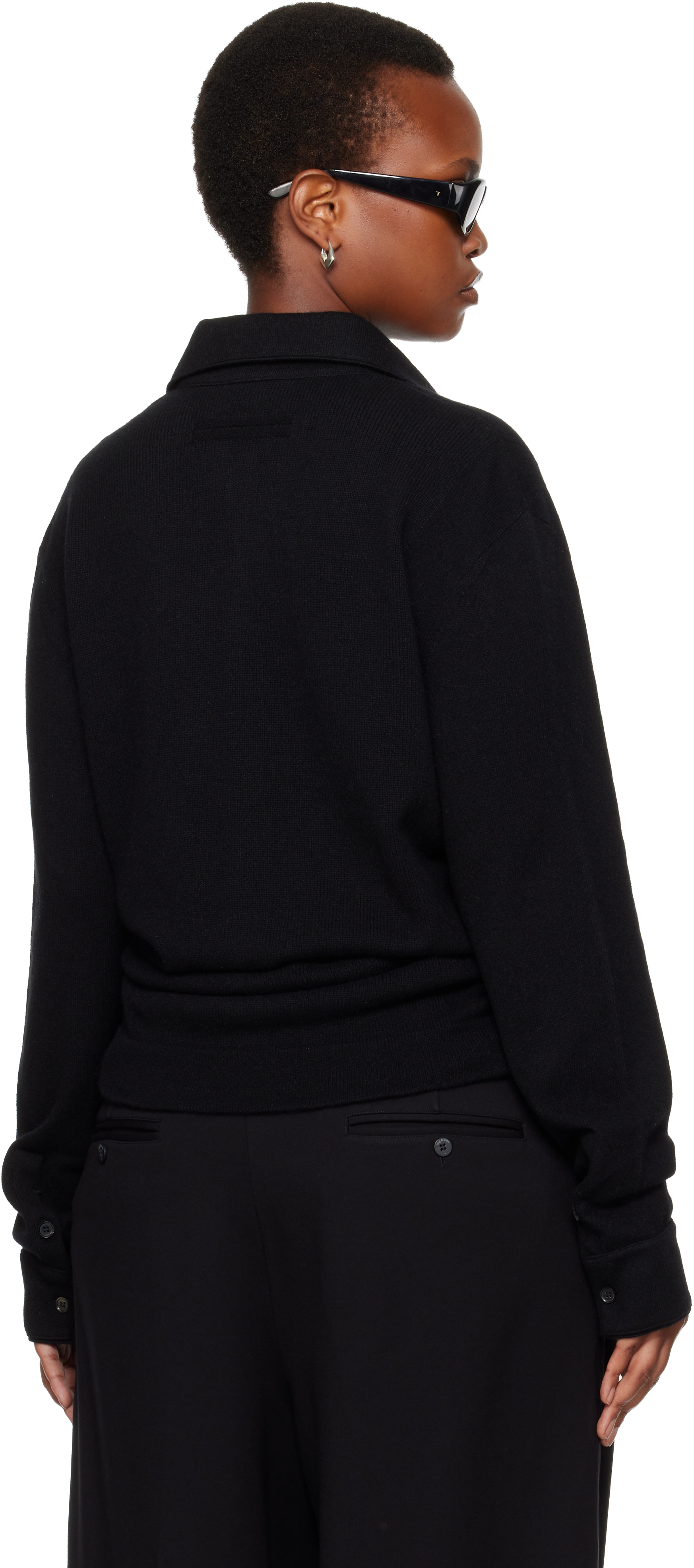 Zegna Black Oasi Cashmere Cardigan In Black