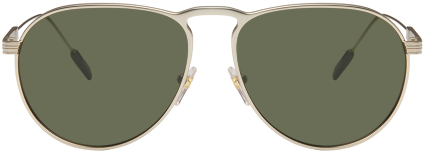 LOUIS VUITTON LV Sky Mask Sunglasses Gold Metal. Size U