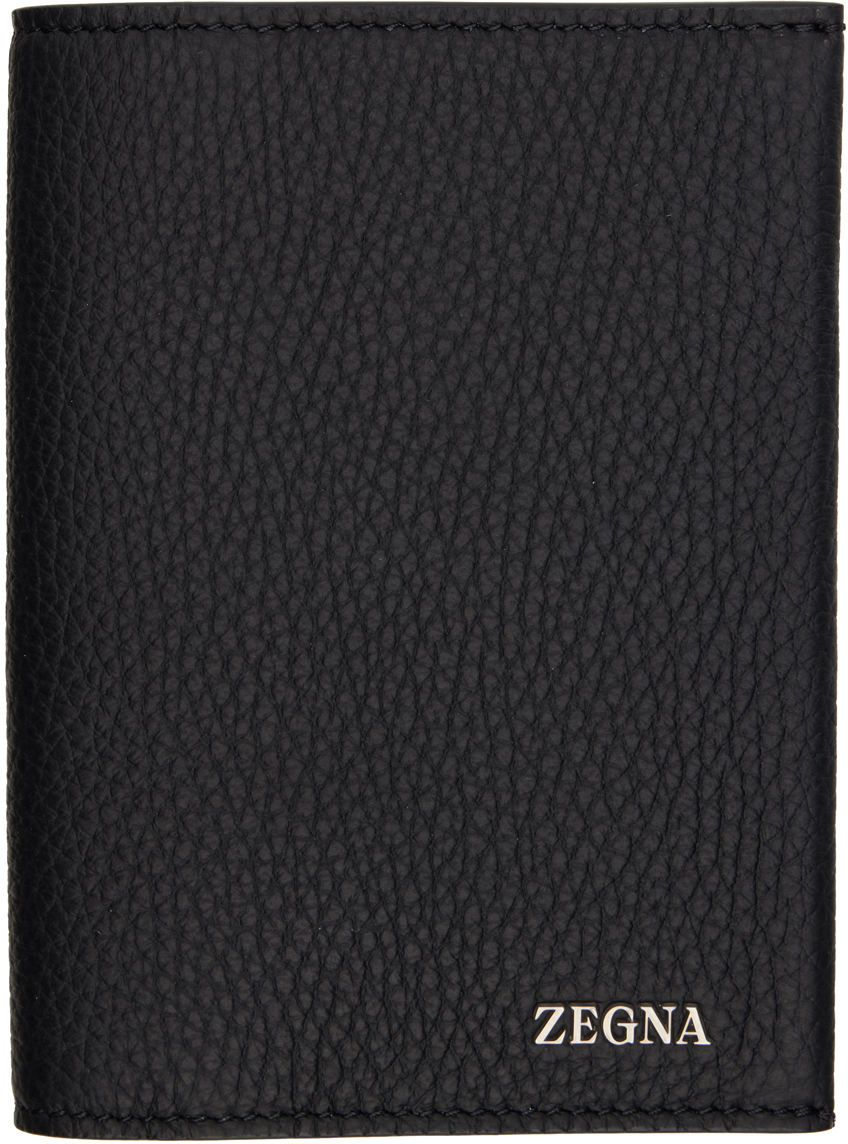 PELLETESSUTA™ black wallet by Zegna