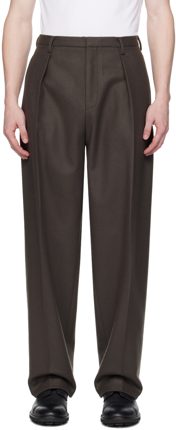 Russel Pleated Trousers - Black – The Frankie Shop